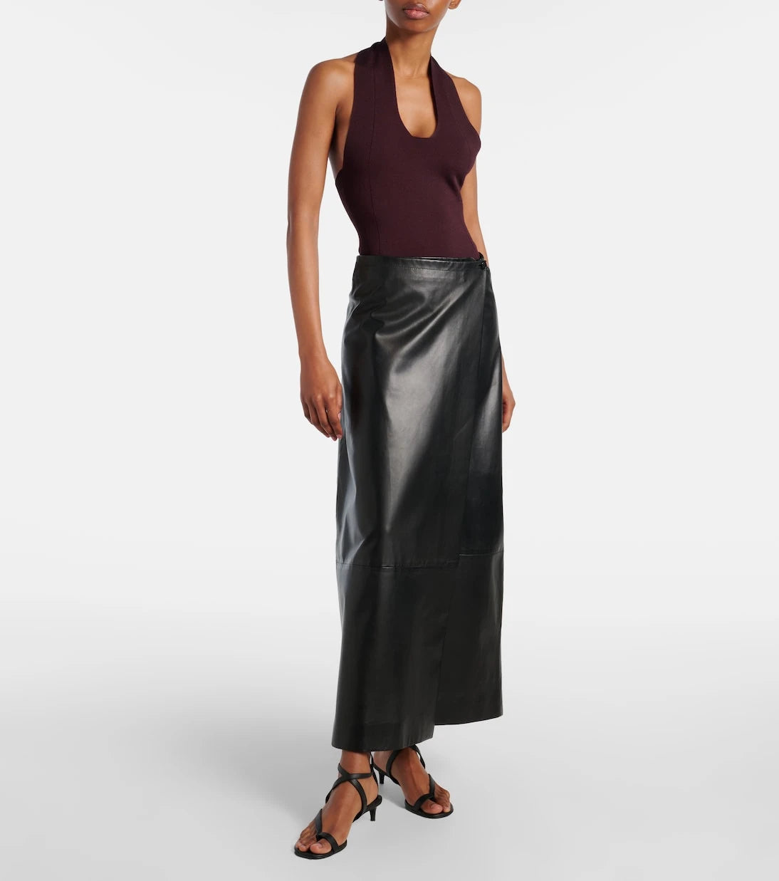 Khaite - Toto knitted open-back bodysuit