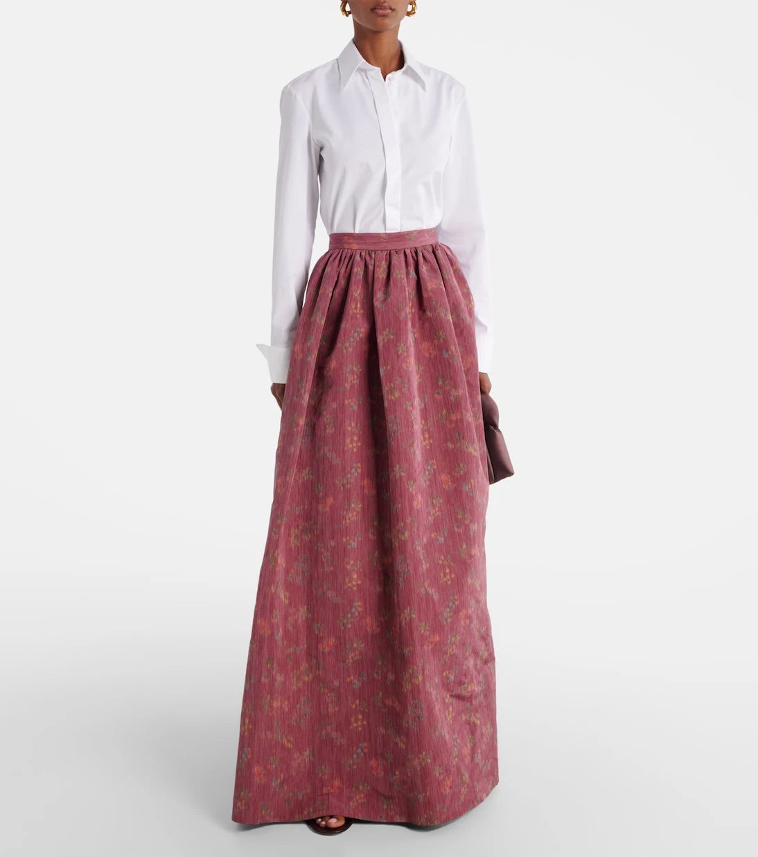 Markarian - Morgaine floral maxi skirt