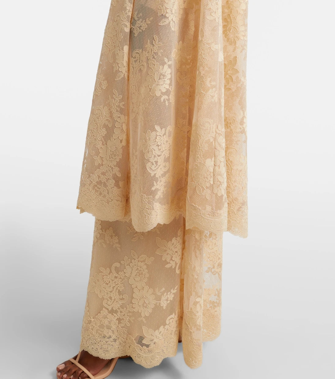 Zimmermann - Como silk-trimmed lace cape