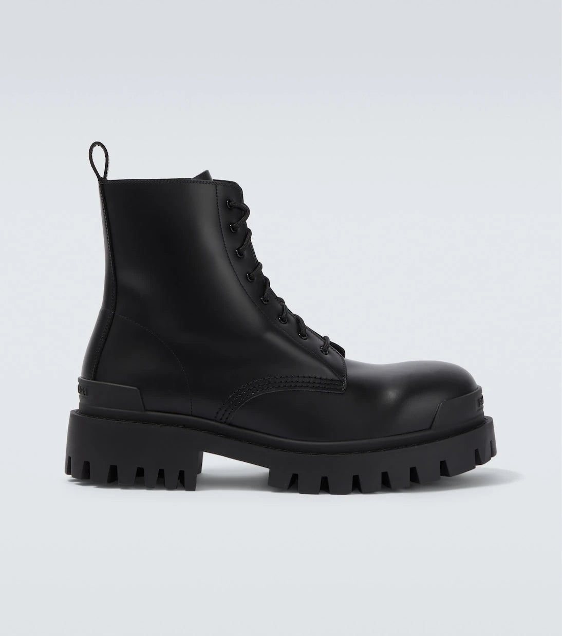 Balenciaga - Combat Strike leather combat boots