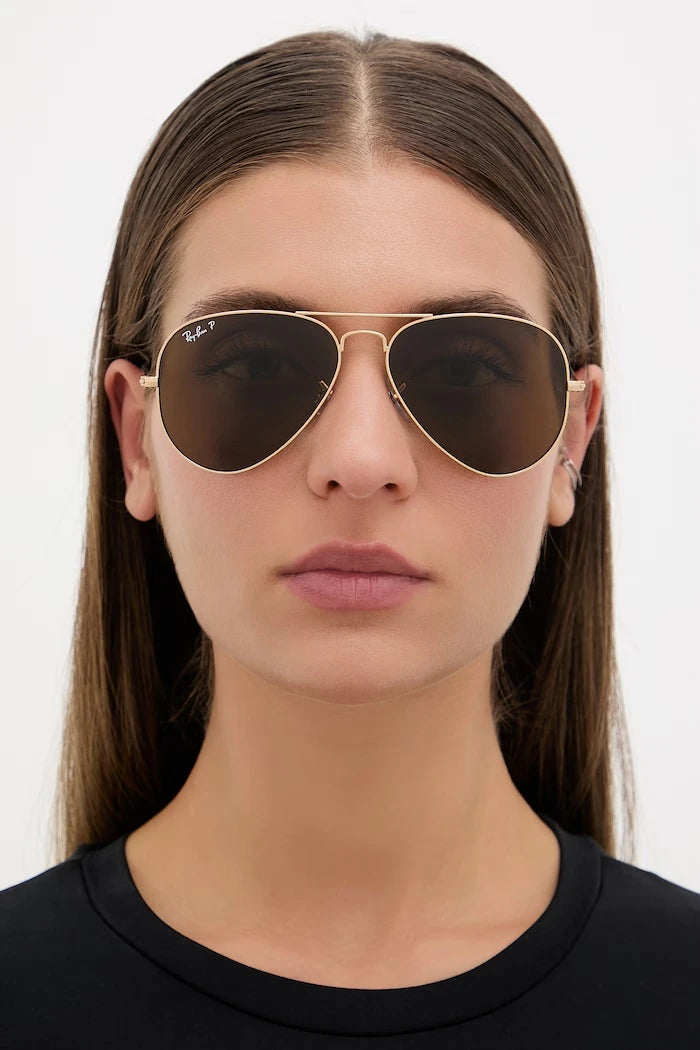 Ray-Ban слънчеви очила AVIATOR LARGE METAL