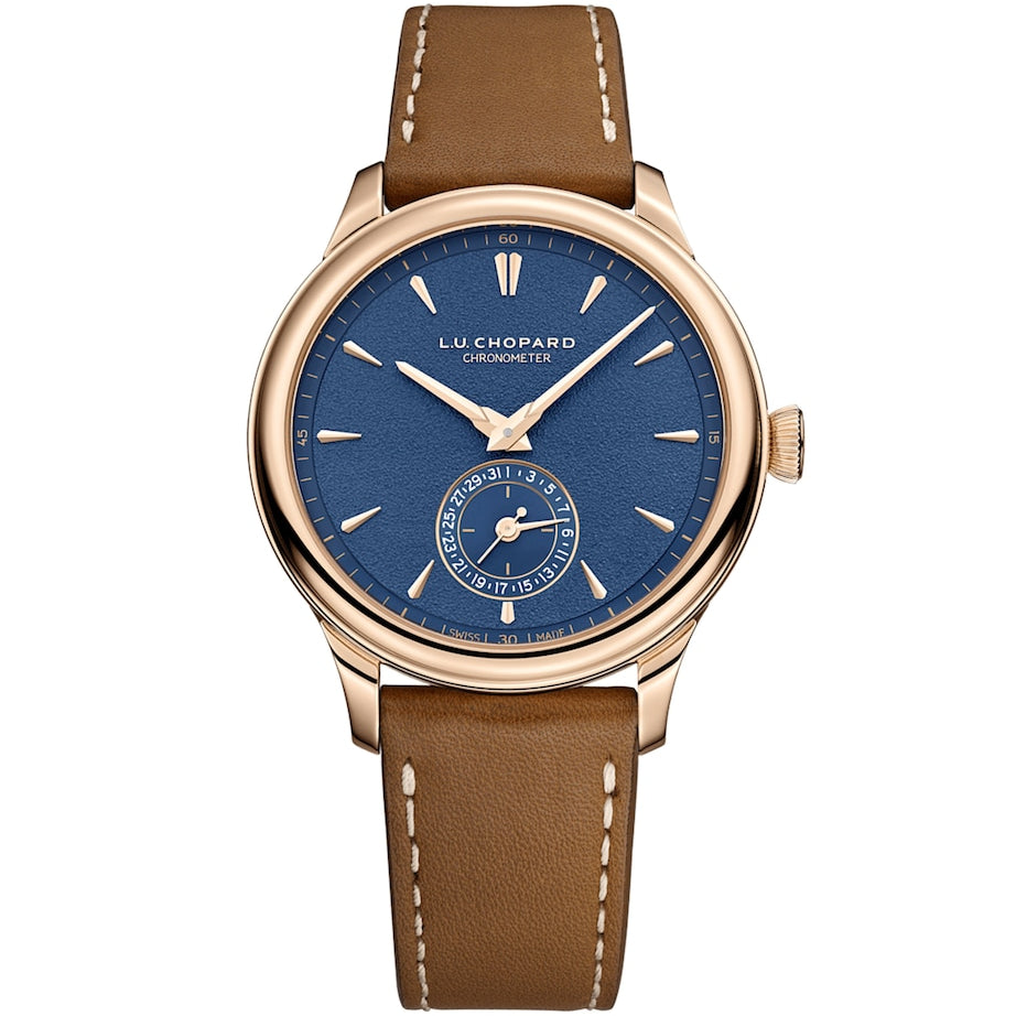 Chopard Rose Gold L.U.C Quattro Mark IV Watch 39mm