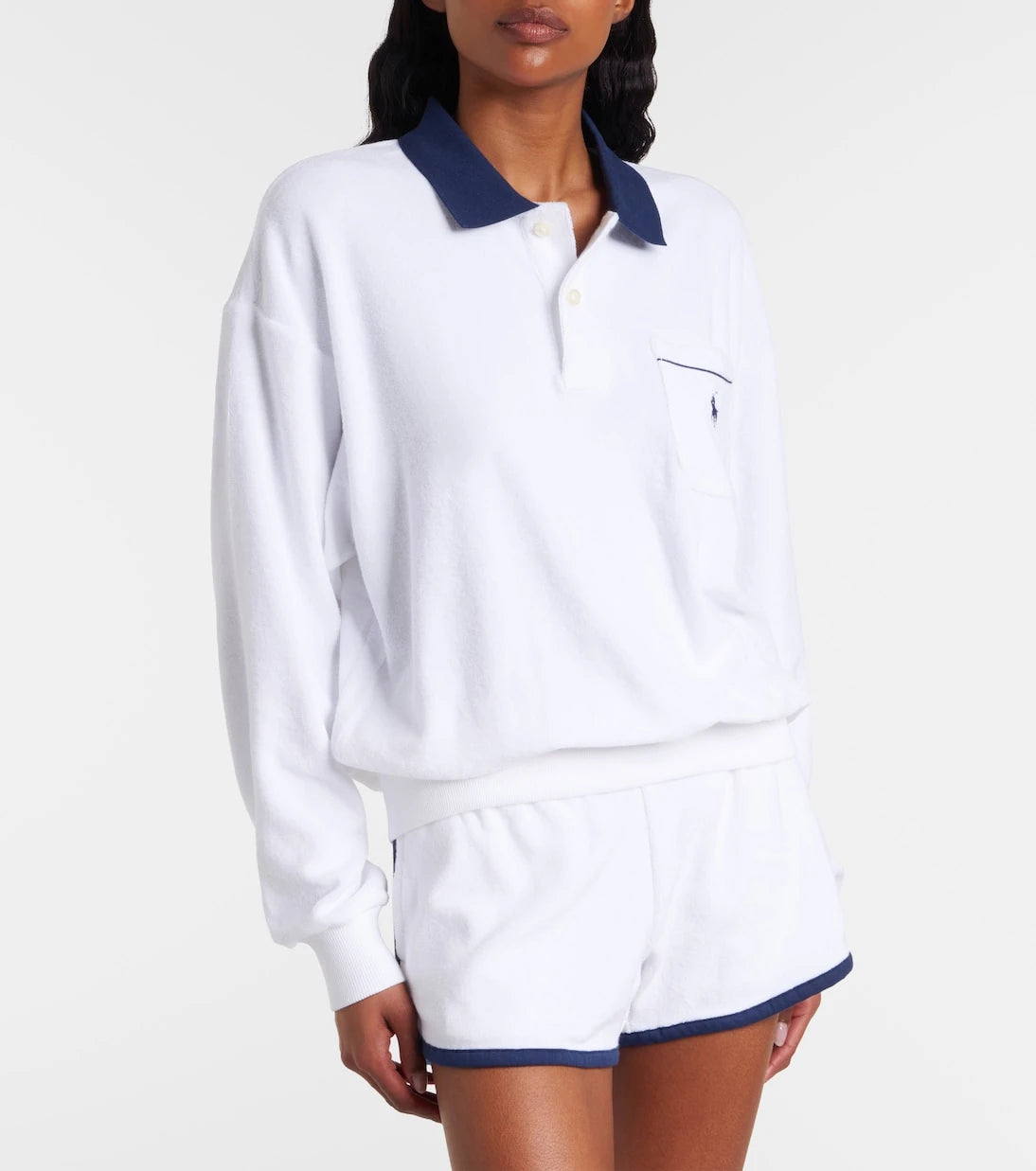 Polo Ralph Lauren - Cotton-blend terry polo shirt