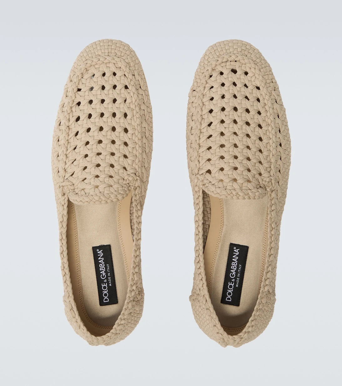Dolce&Gabbana - Woven loafers