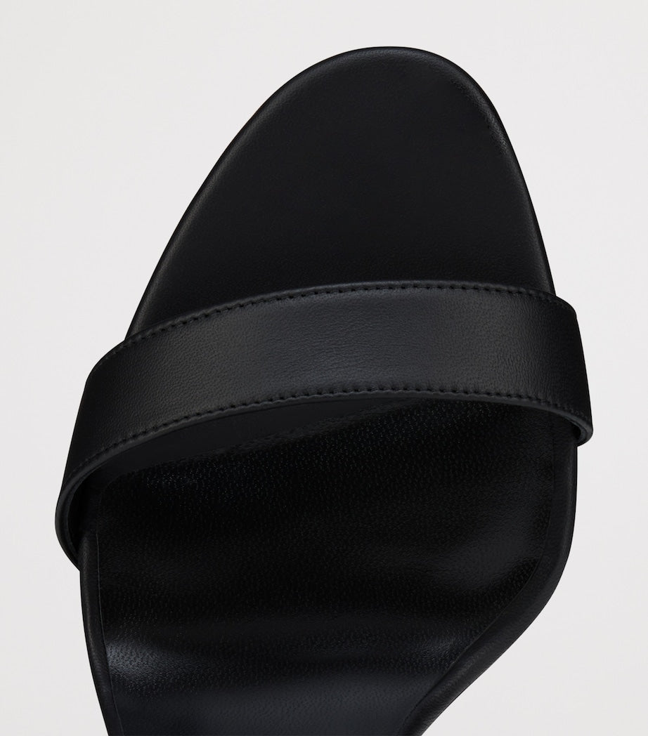 Christian Louboutin Black Miss Z Nappa Leather Heeled Sandals 100