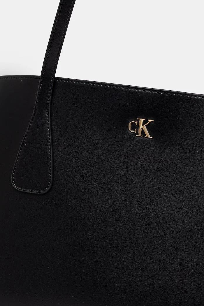 Calvin Klein suni deri kadın alışveriş çantası