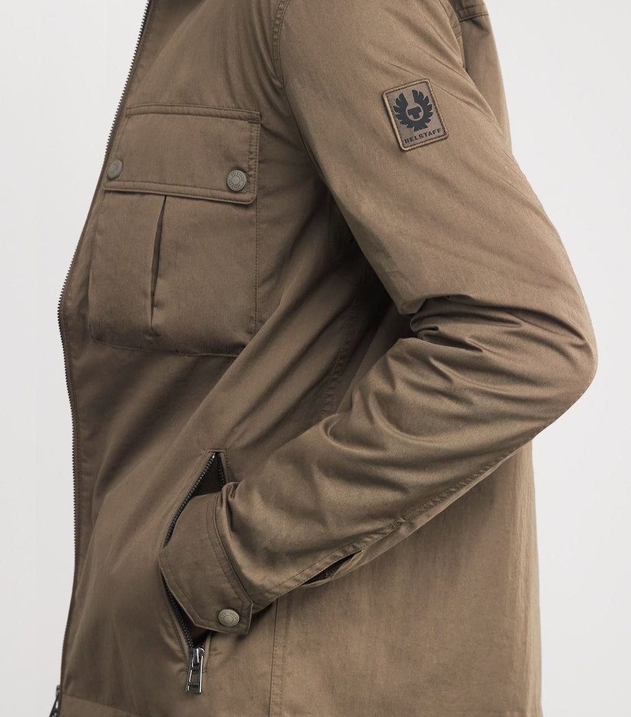 Belstaff Brown Water-Repellent Drome Overshirt