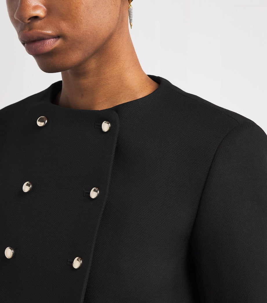 Black Cropped Spencer Jacket