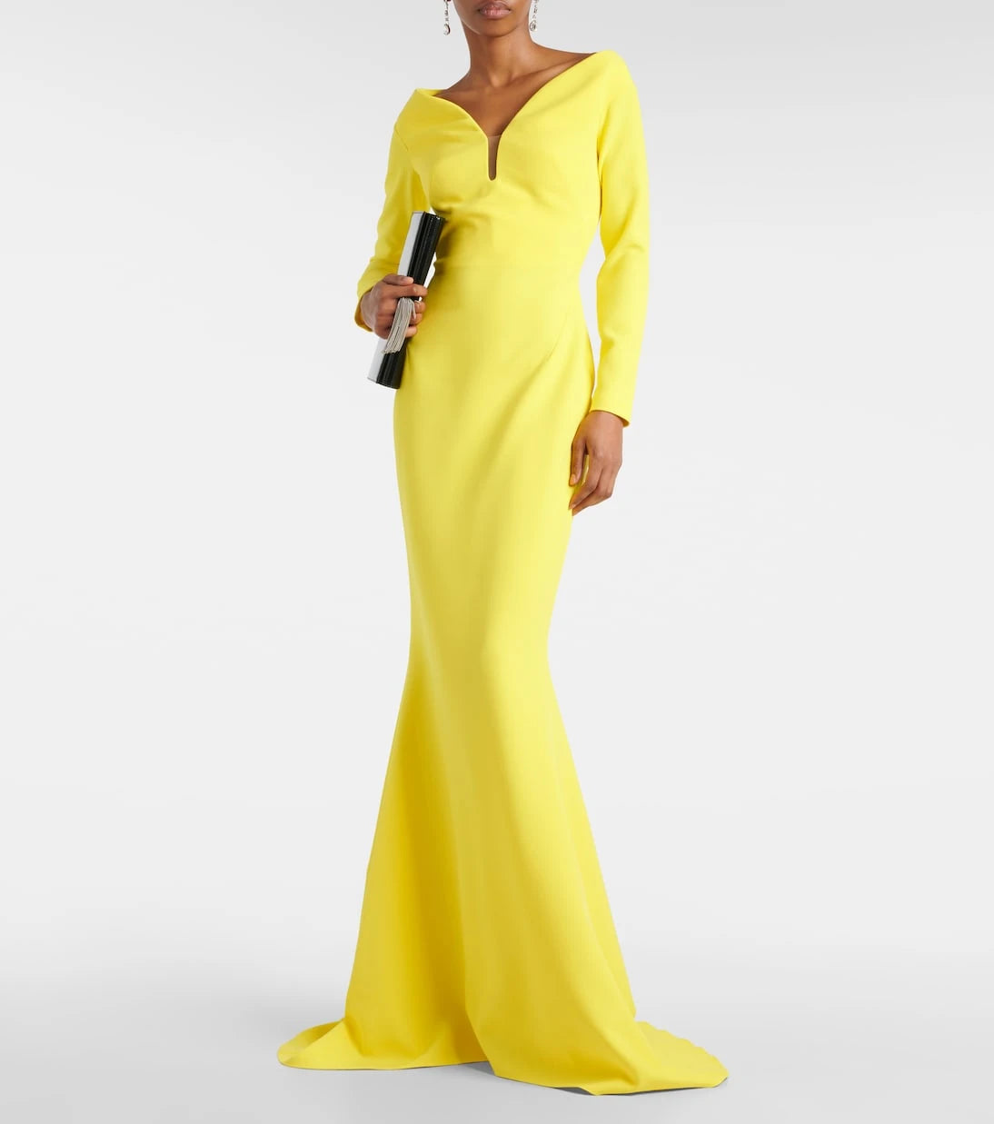 Safiyaa - Wilson crêpe gown
