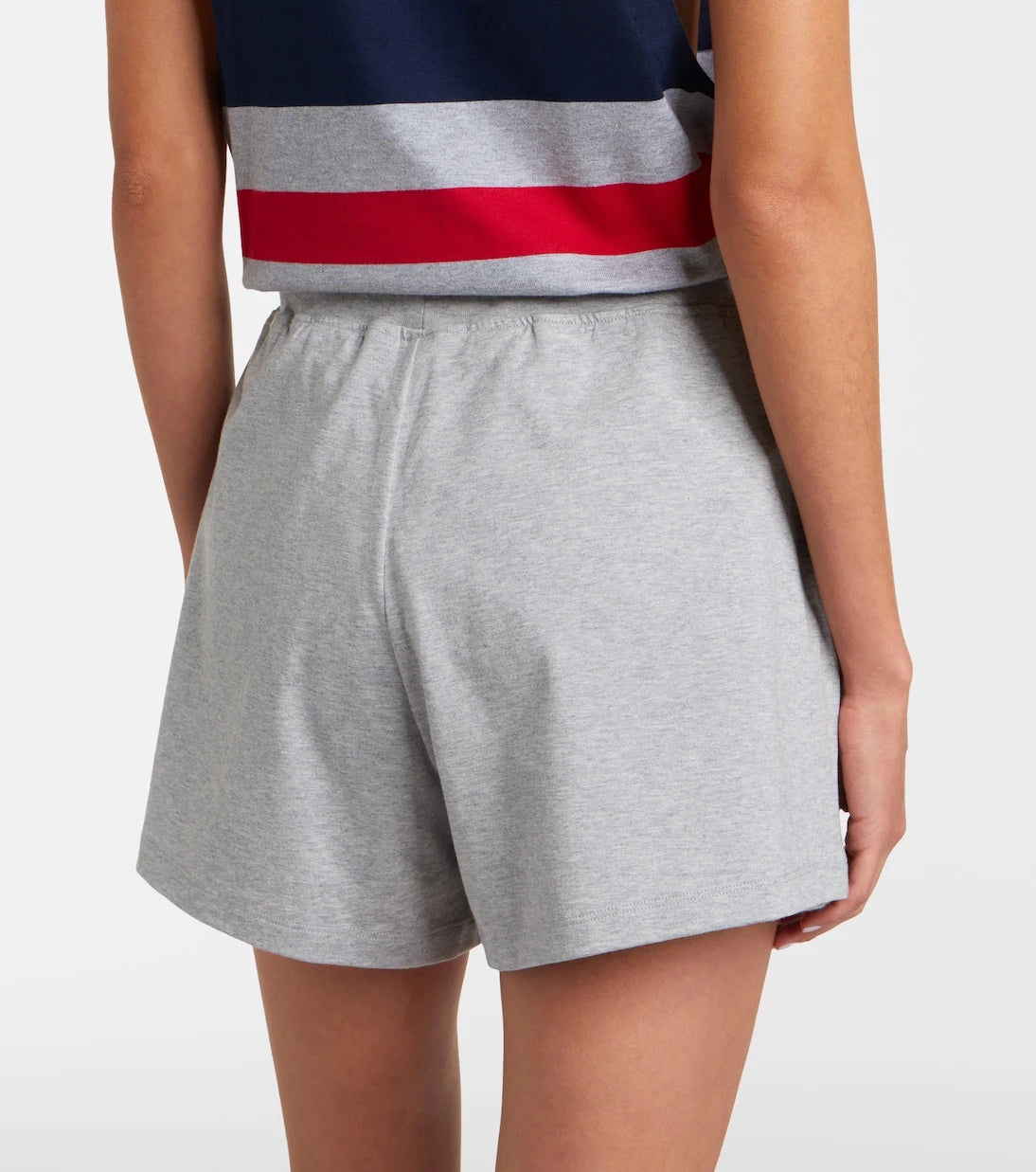 Versace - Logo cotton jersey shorts