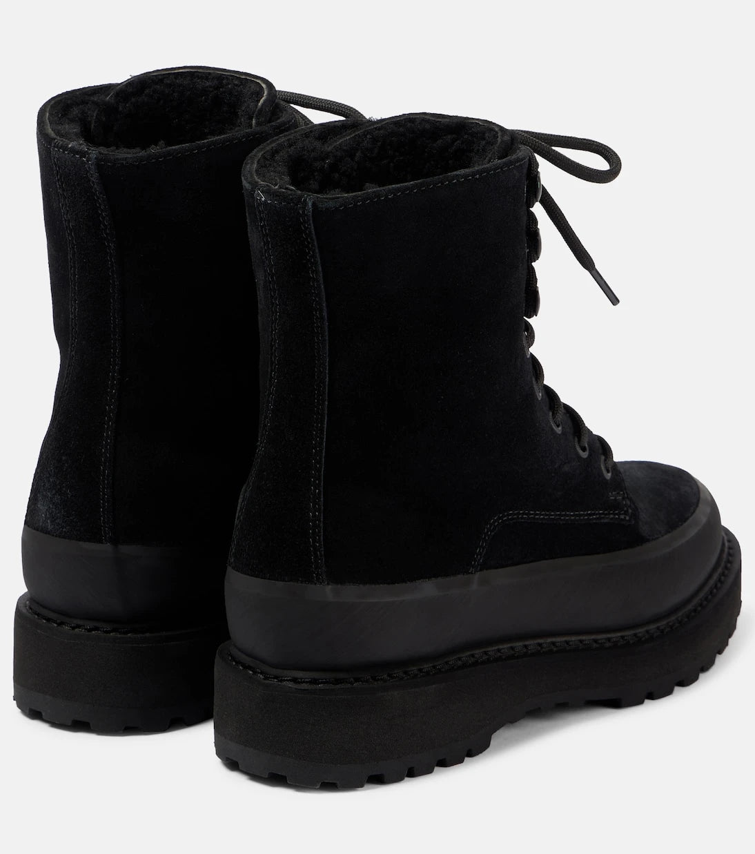 Le Monde Béryl - Dolomite shearling-trimmed suede ankle boots