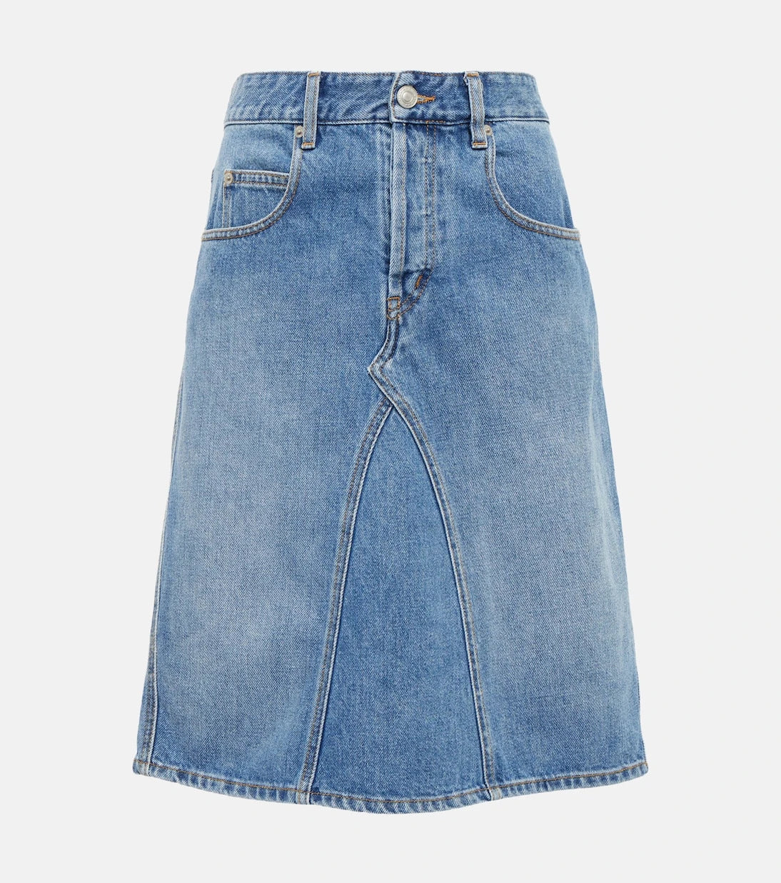 Marant Etoile - Fiali denim midi skirt