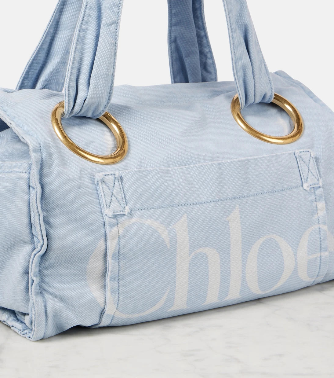 Chloé - Chloé Plage logo tote bag