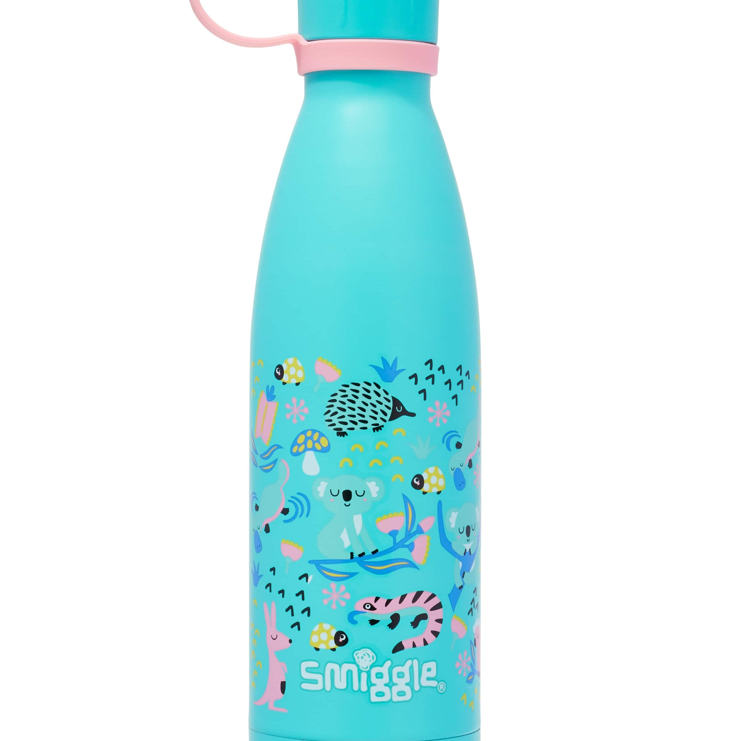 Smiggle - Hi There 500ML Steel Water Bottle with Lid