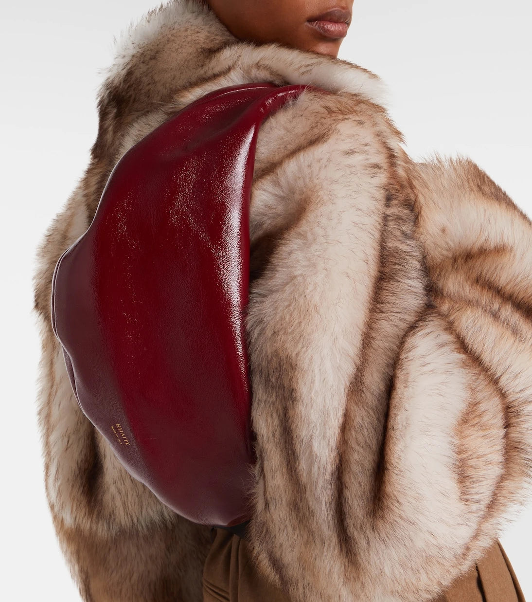 Khaite - Olivia Medium patent leather shoulder bag