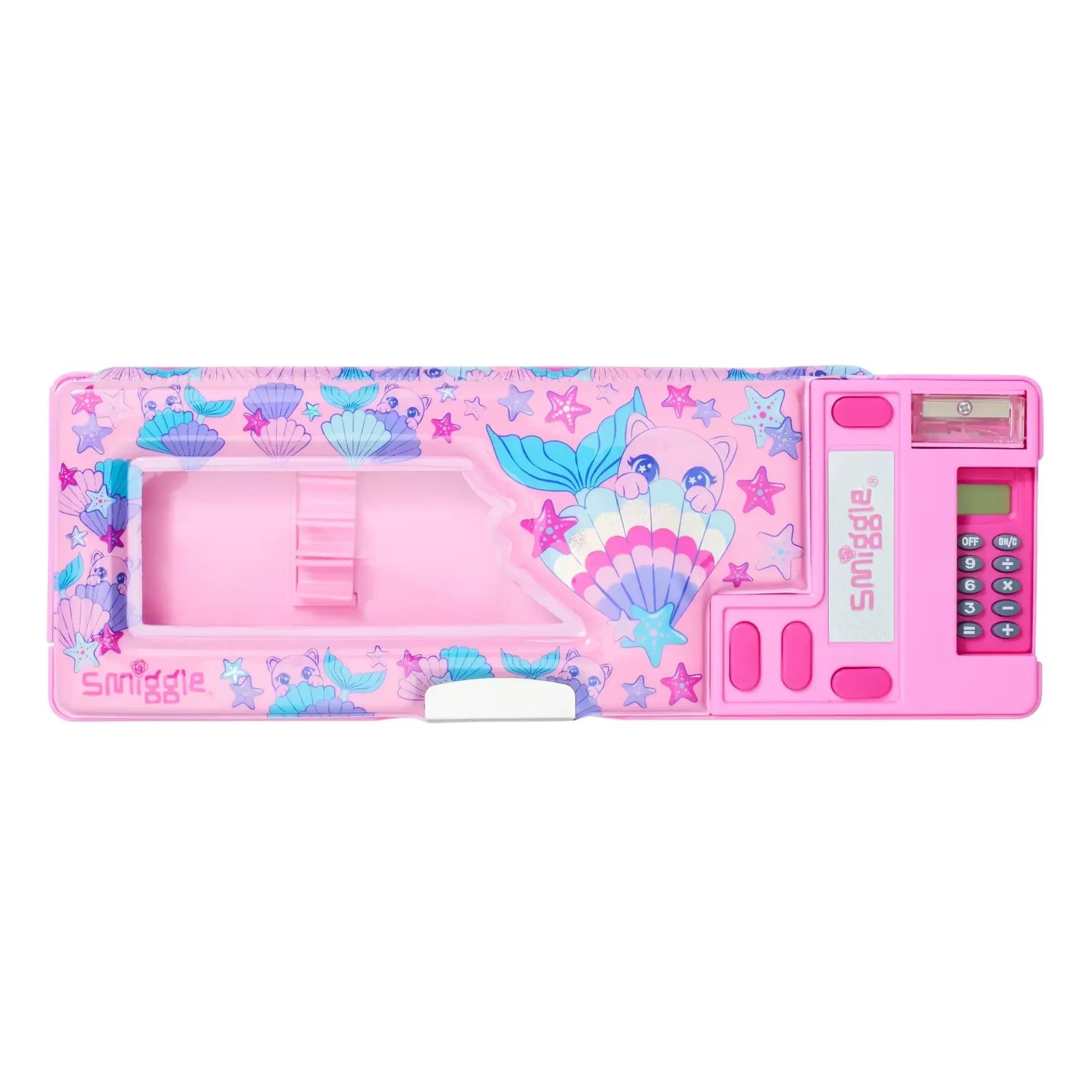 Smiggle - Hi There Sea World Pop Out Automatic Pencil Case with Calculator