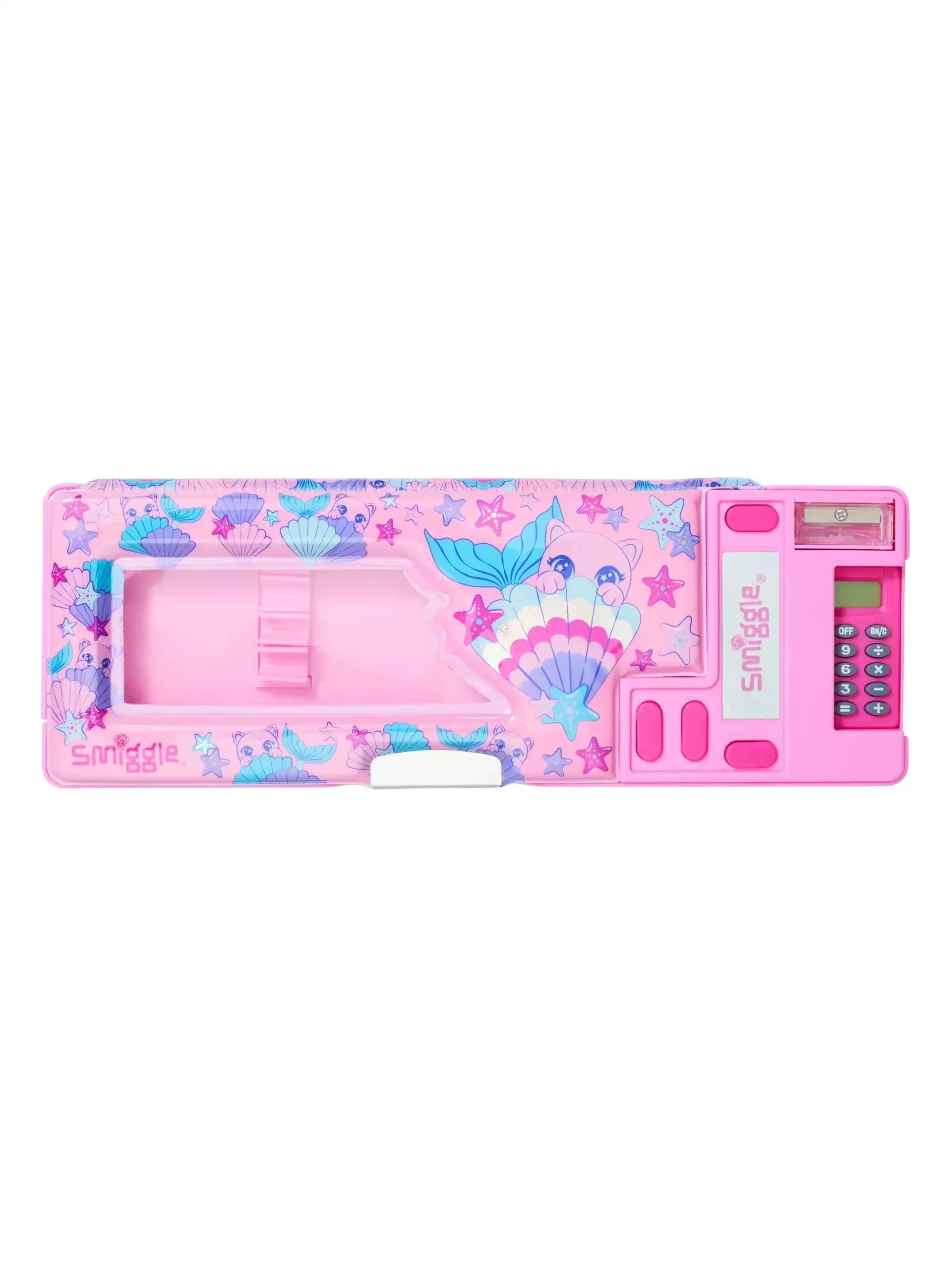 Smiggle - Hi There Sea World Pop Out Automatic Pencil Case with Calculator