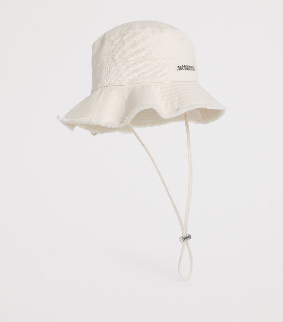 Cotton Artichaut Bucket Hat 110 OFF-WHITE