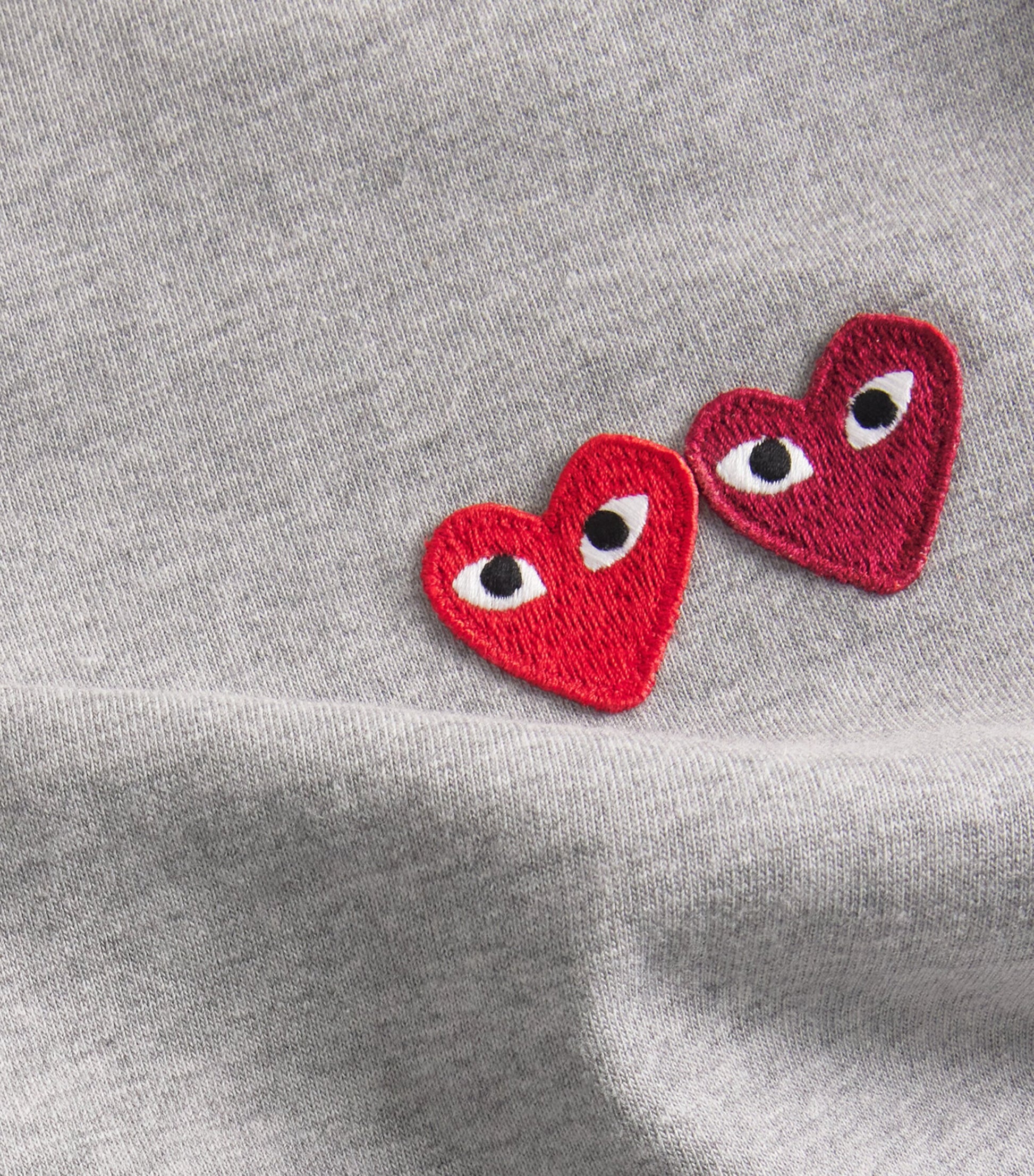 Comme Des Garçons Play Embroidered Double-Heart T-Shirt