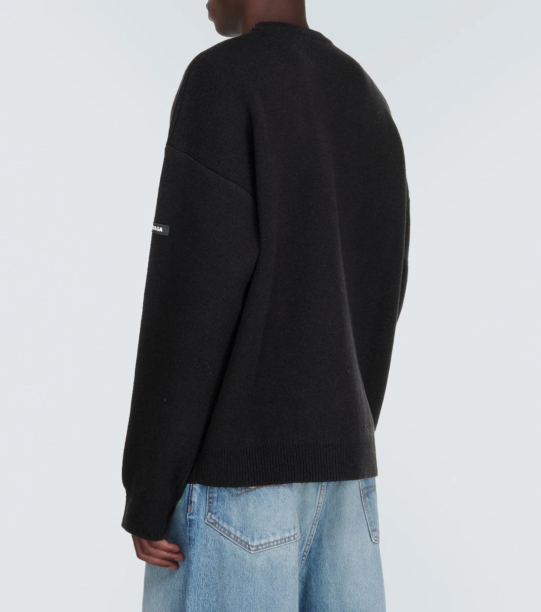 Balenciaga - Oversized wool-blend sweater