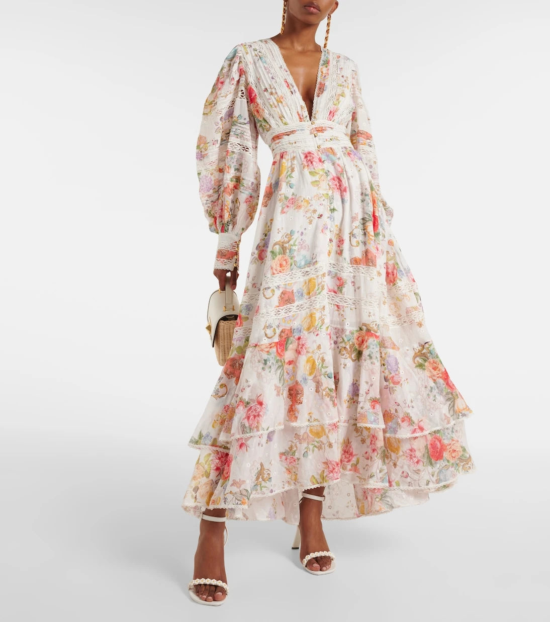 Camilla - Sew Yesterday floral midi dress