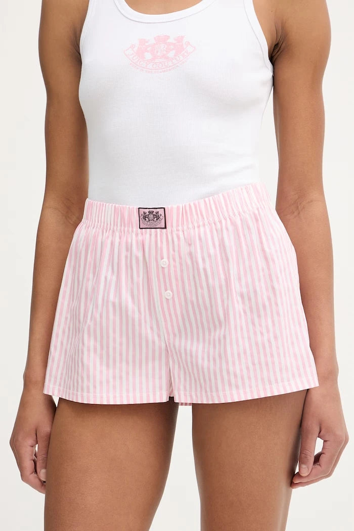 Juicy Couture пижама дамска с памук DOG CREST SET