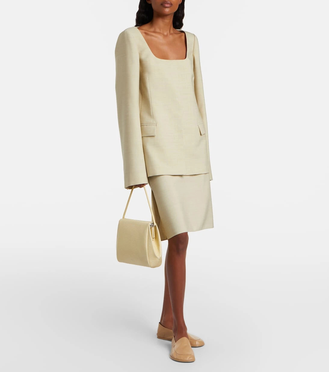 Calvin Klein Collection - Tina Small snake-effect leather shoulder bag