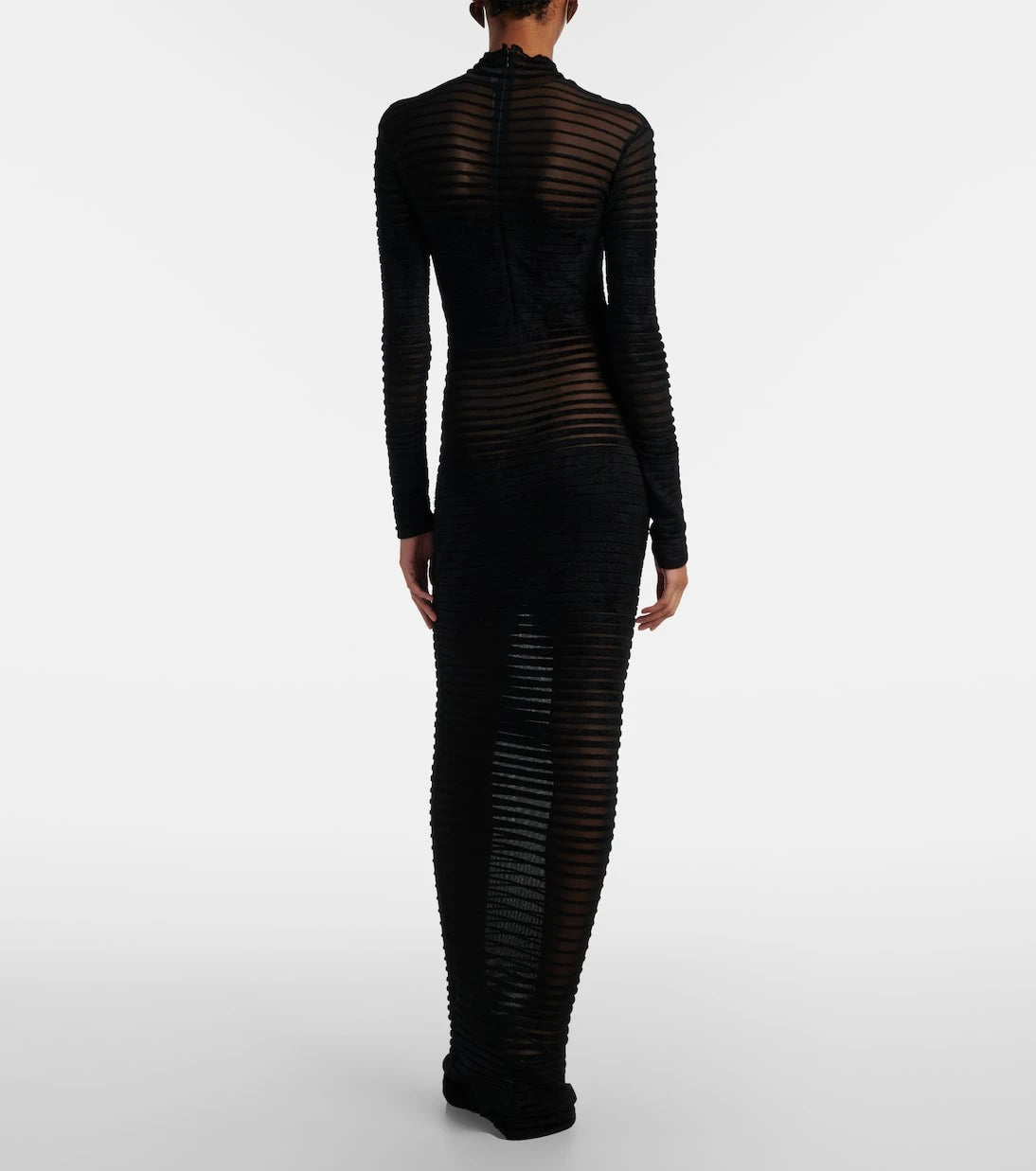Mugler - re/edit semi-sheer gown