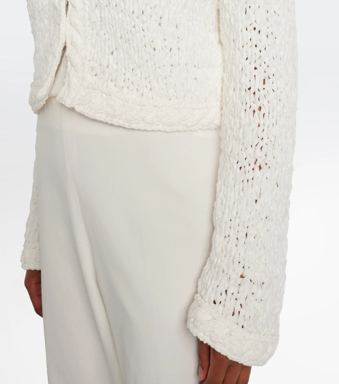 Khaite - Genevieve open-knit cardigan