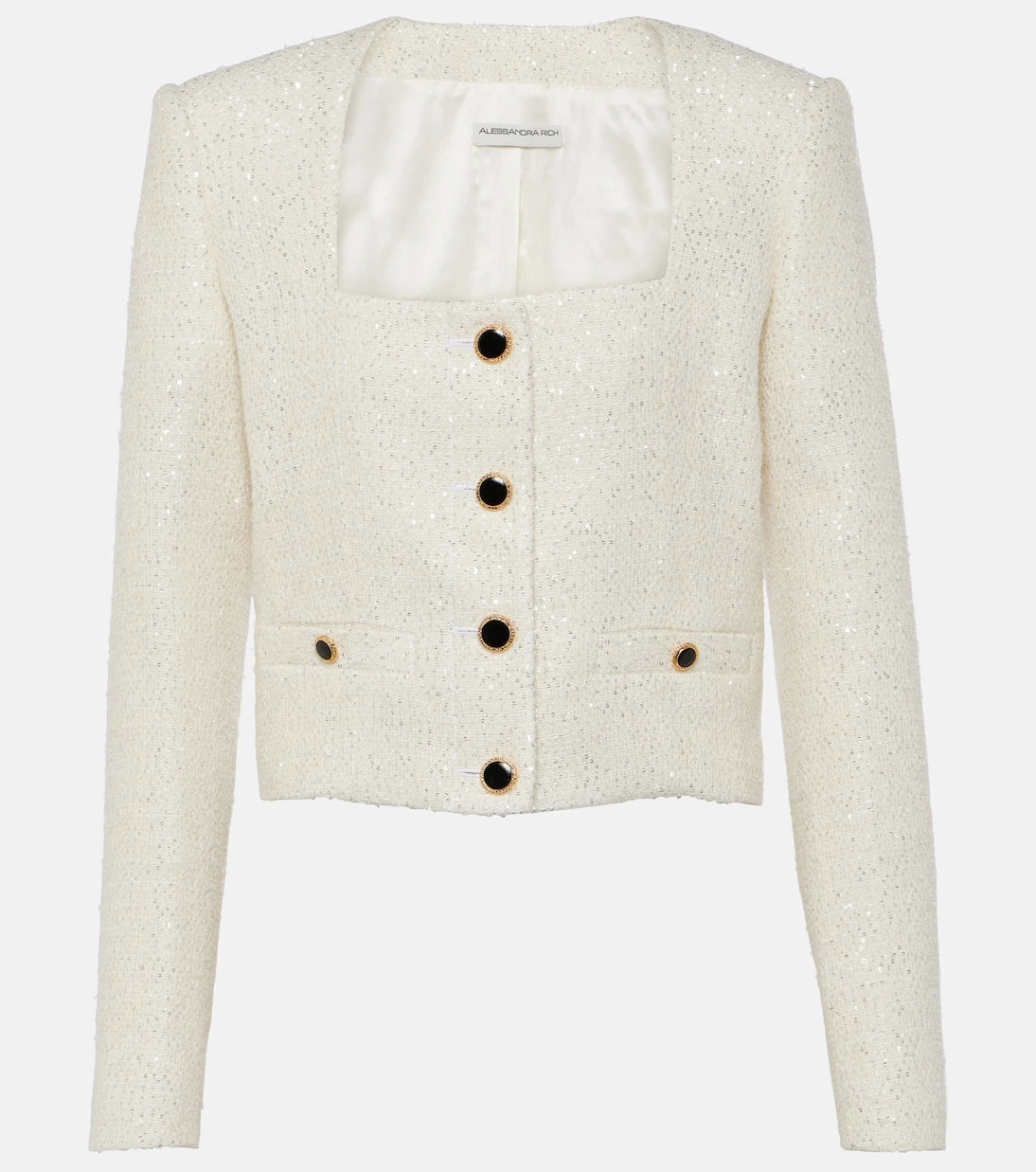 Alessandra Rich - Sequined tweed jacket