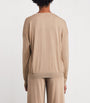 Eleventy Beige Wool Crew-Neck Long-Sleeve Top