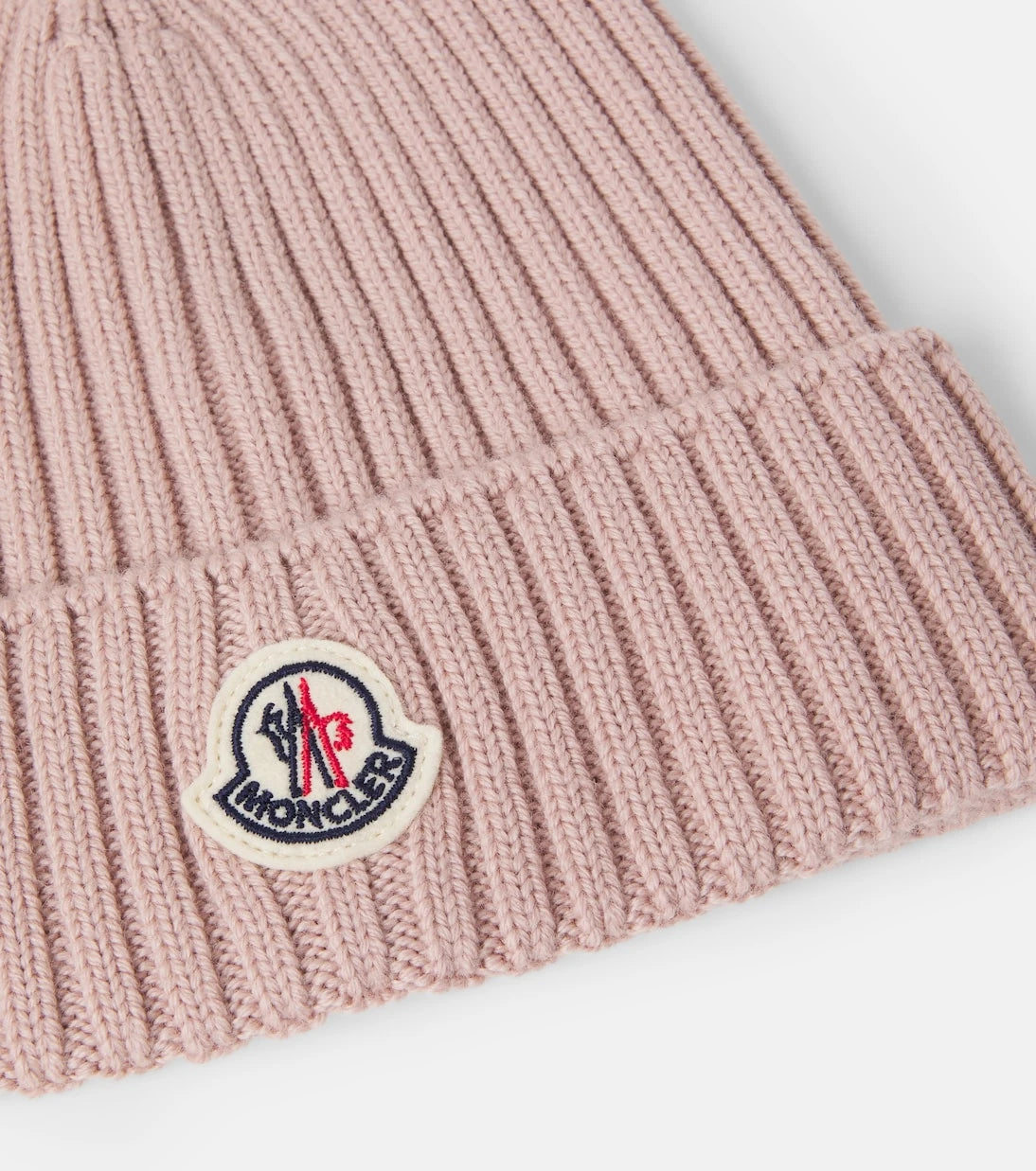 Moncler Enfant - Logo virgin wool beanie