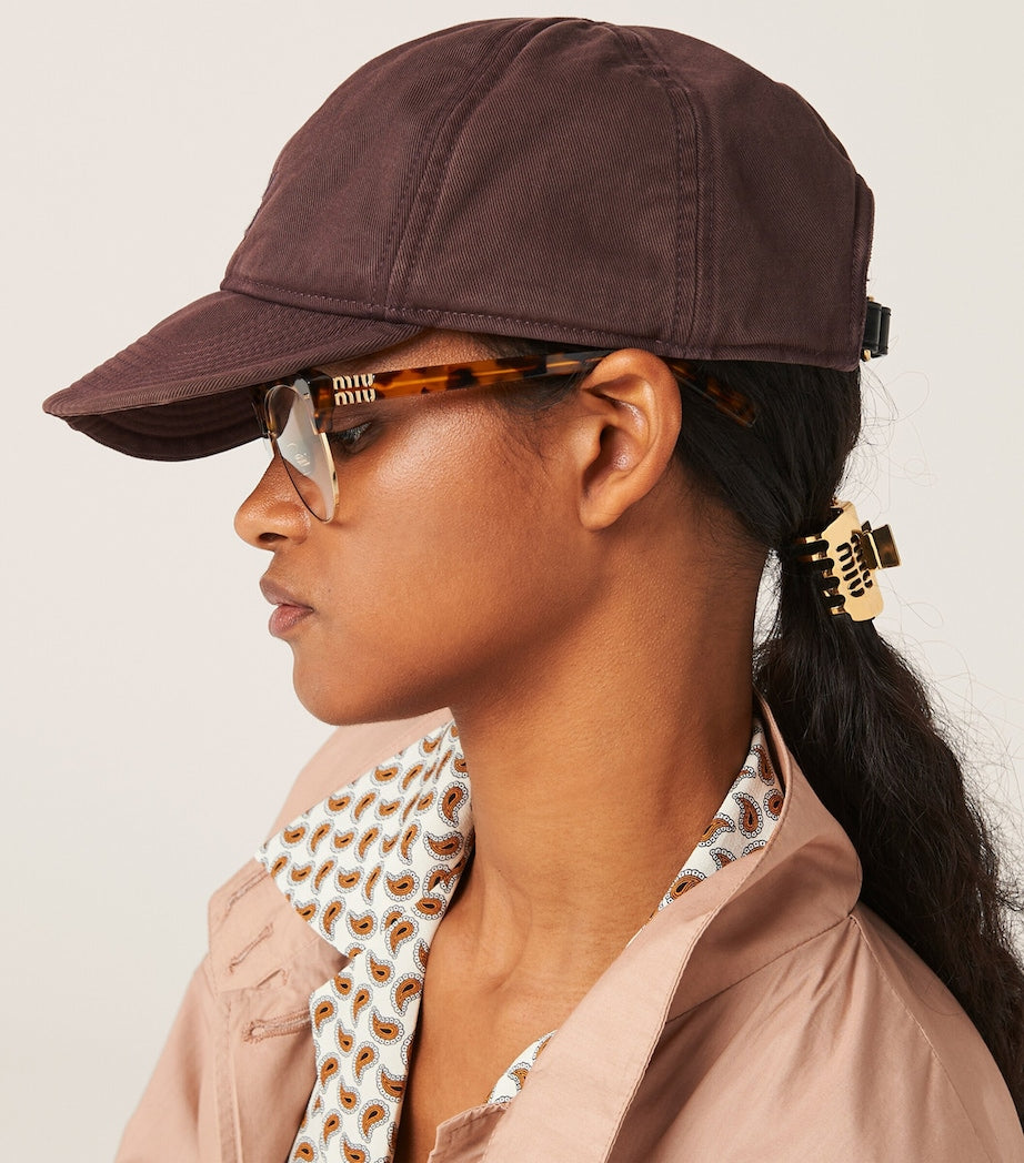 Burgundy Drill Baseball Cap