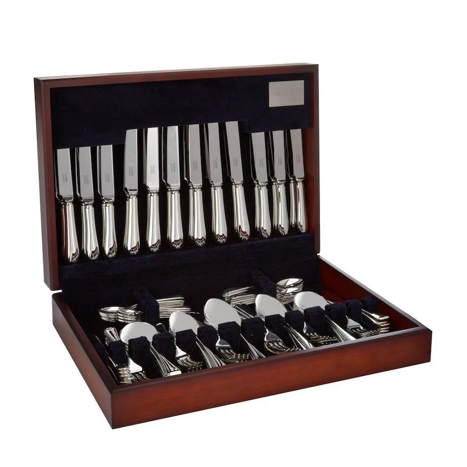 Old English Silver Plated 84-Piece Set