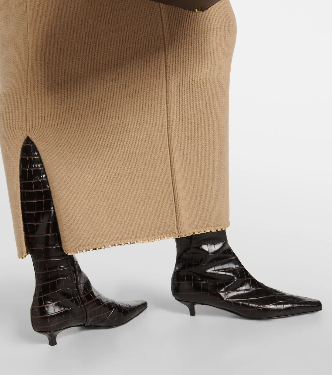 Toteme - Leather knee-high boots