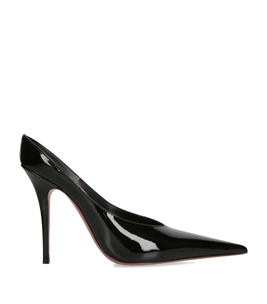 Patent Leather Anok Mules 105 BLACK