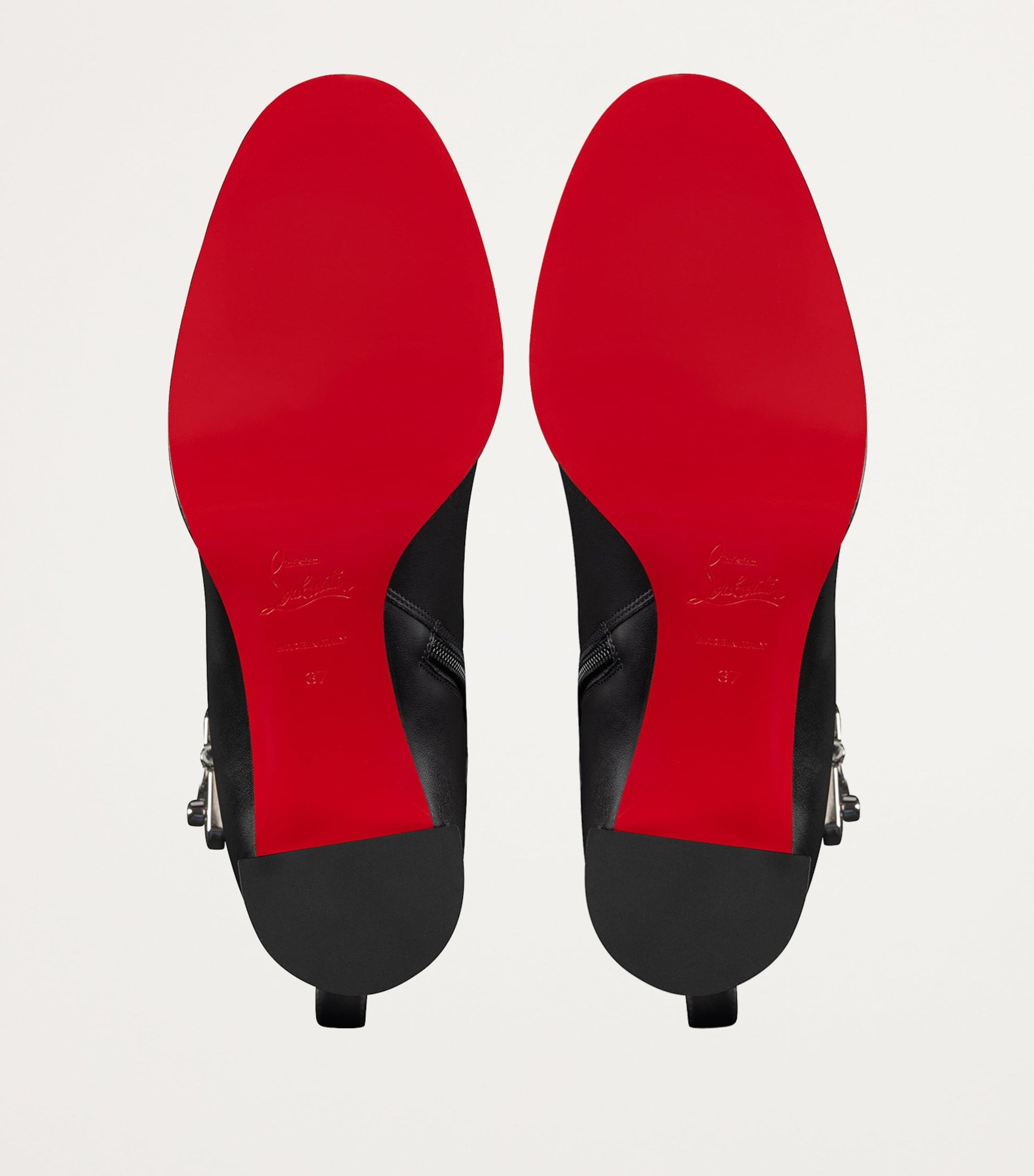 Christian Louboutin Booty Lock Calfskin Boots 70