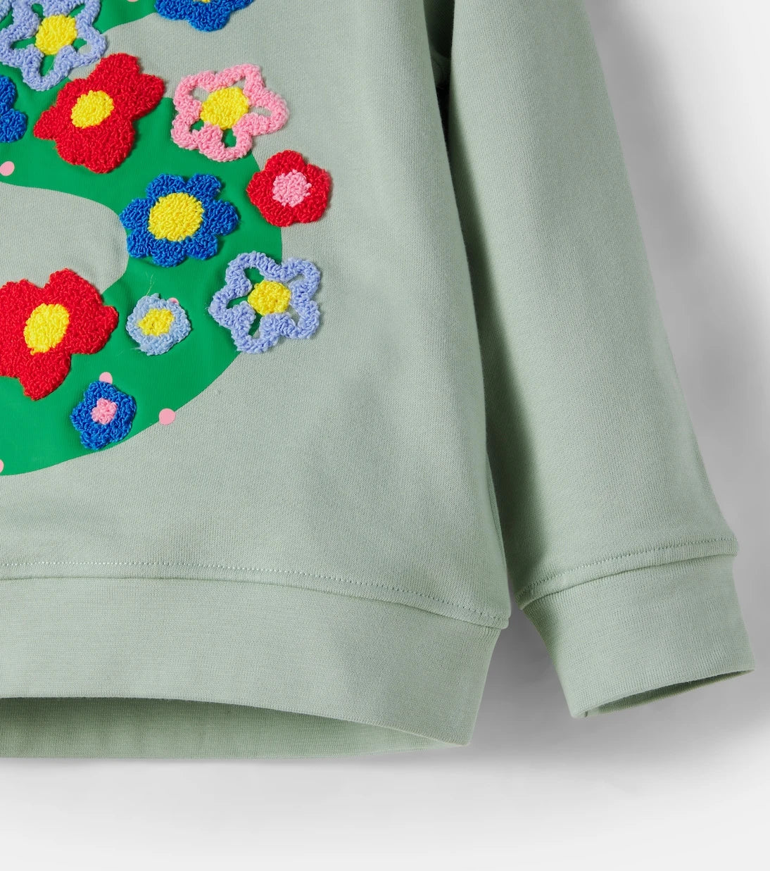 Stella McCartney Kids - Appliqué cotton jersey sweatshirt