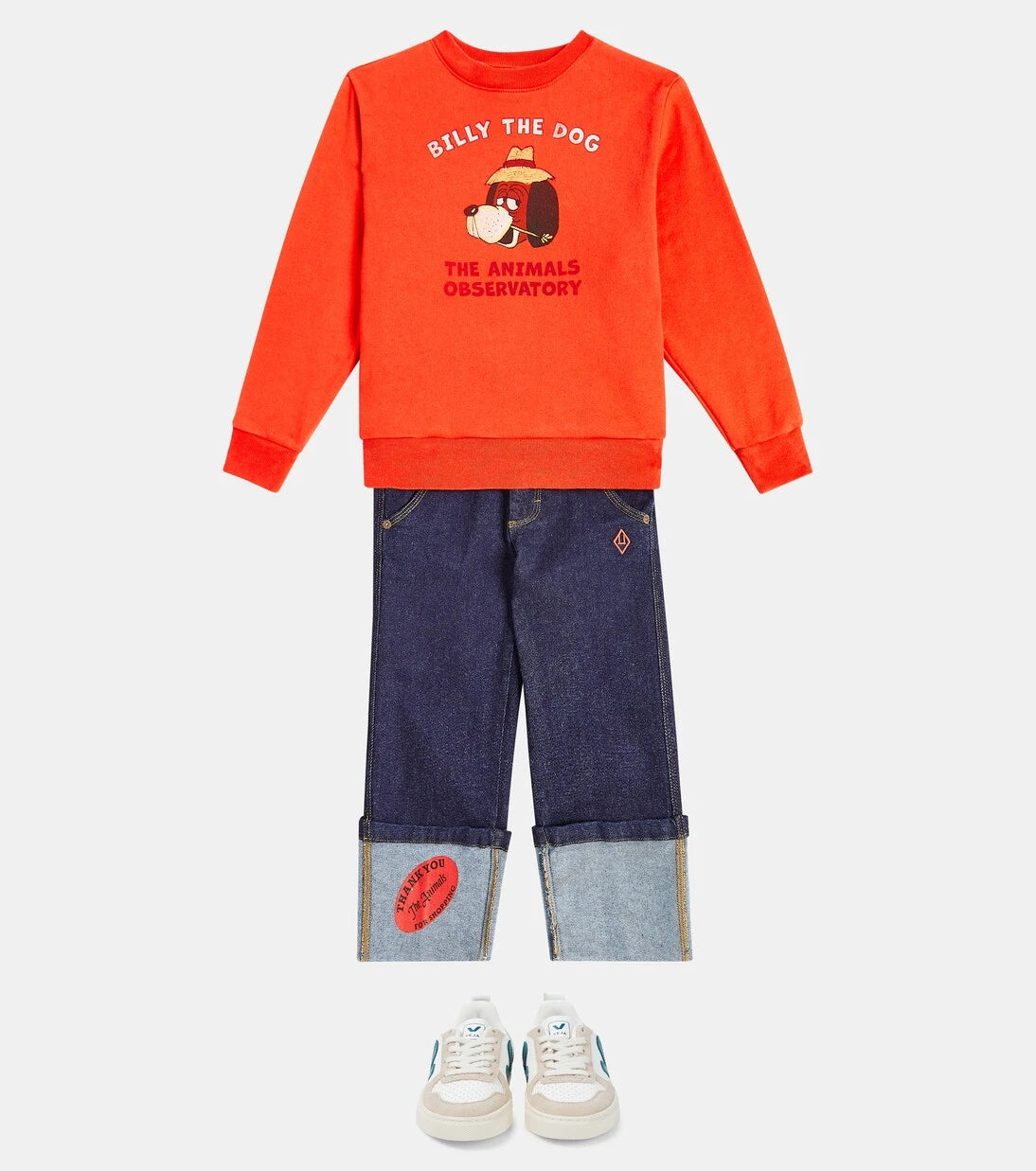 The Animals Observatory - Bear cotton jersey sweatshirt
