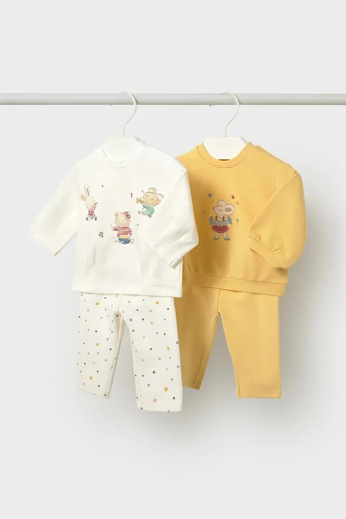 Mayoral Newborn pamuk ve elastanlı bebek seti