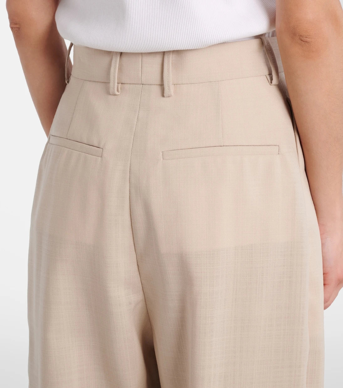 Wardrobe.NYC - Mid-rise wool straight pants