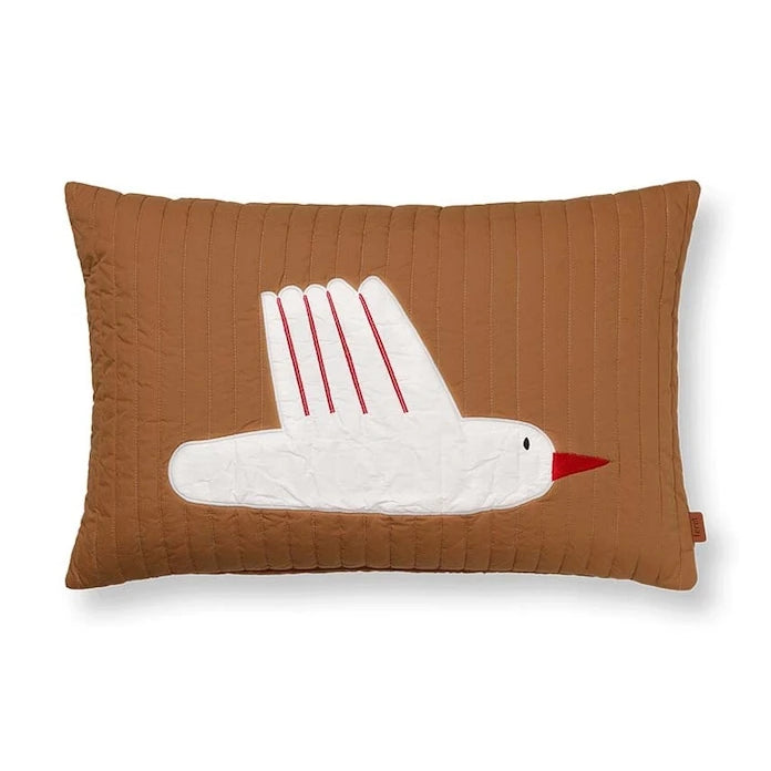 ferm LIVING Bird Quilted Dekoratif Yastık Kılıfı