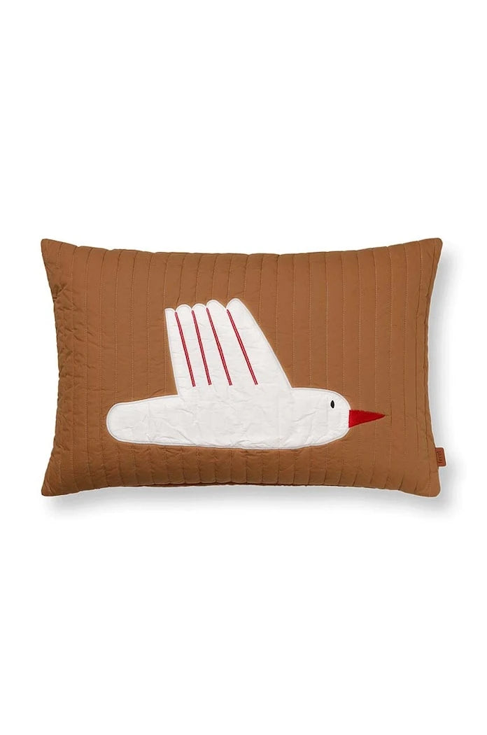 ferm LIVING Bird Quilted Dekoratif Yastık Kılıfı