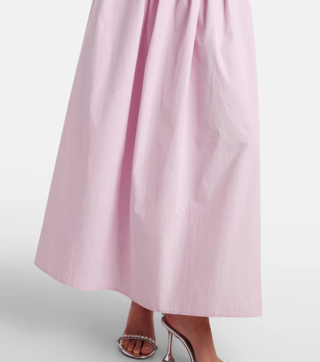 Self-Portrait - Asymmetric draped midi dress