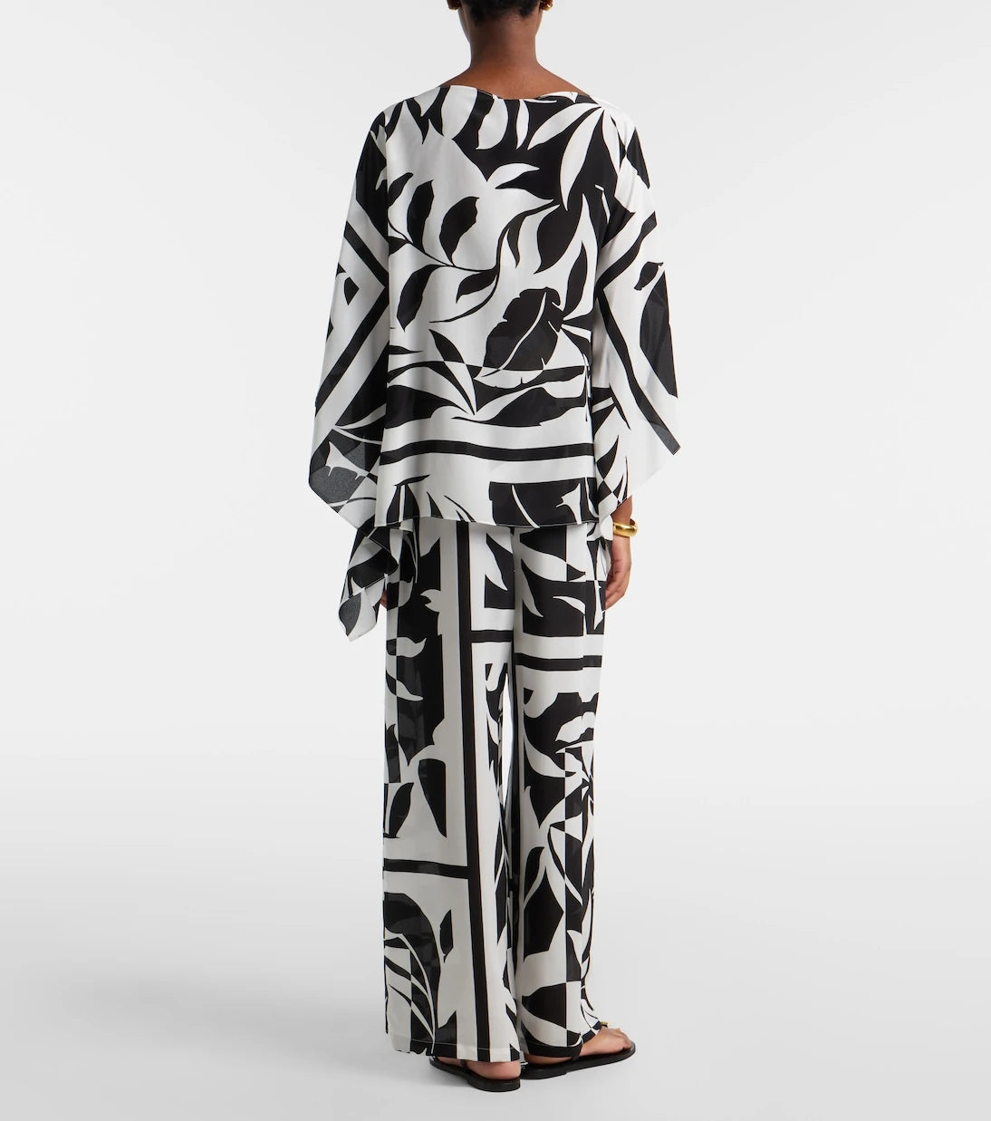Max Mara - Voto printed silk palazzo pants
