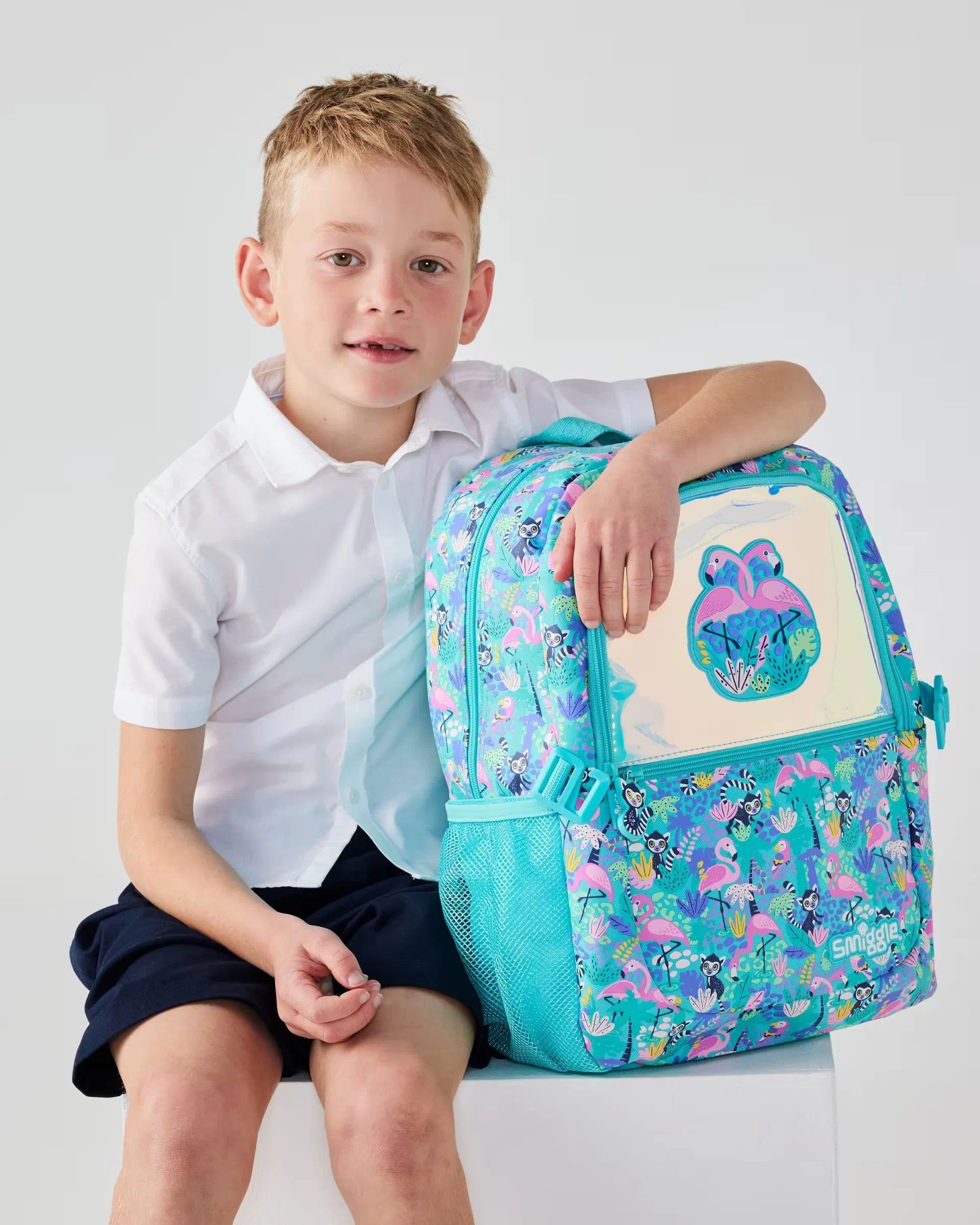 Smiggle - Vahşi Taraf 4 Parçalı Okul Çantası Seti