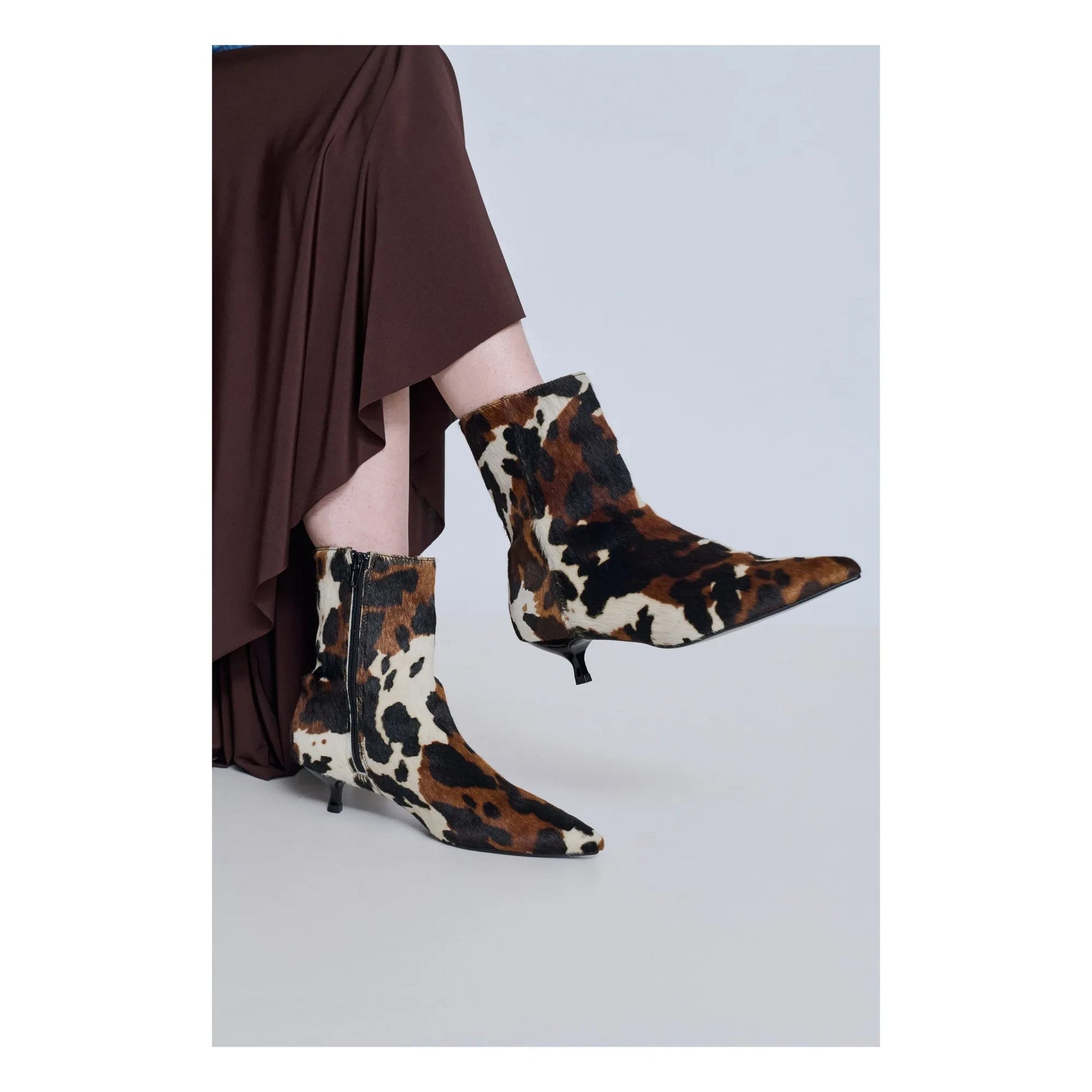 Augusta - Paula Calfskin Boots | Brown