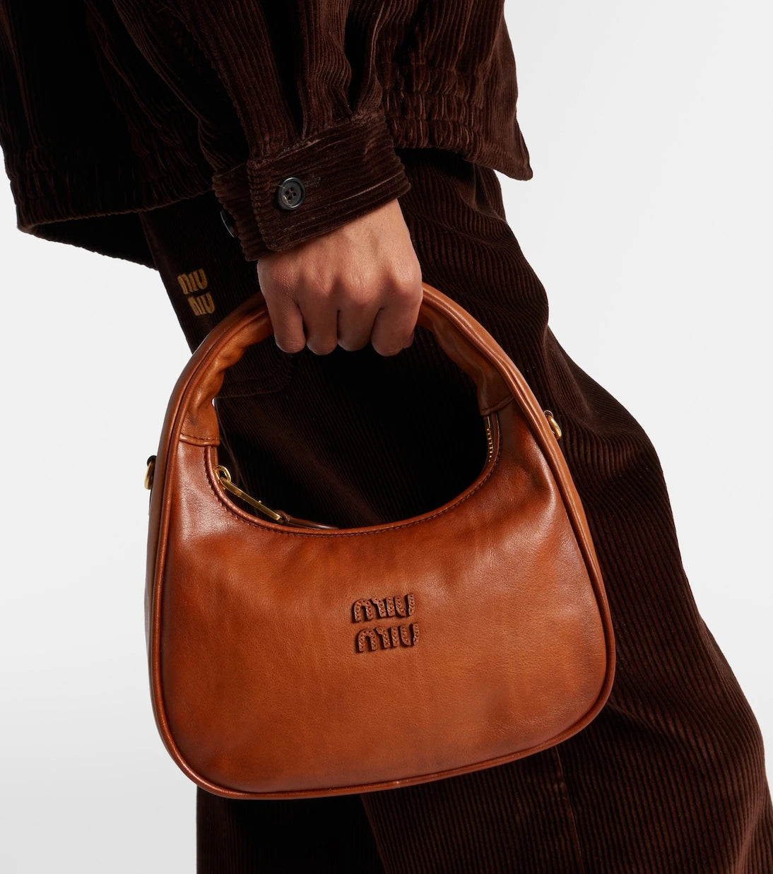 Miu Miu - Wander leather shoulder bag