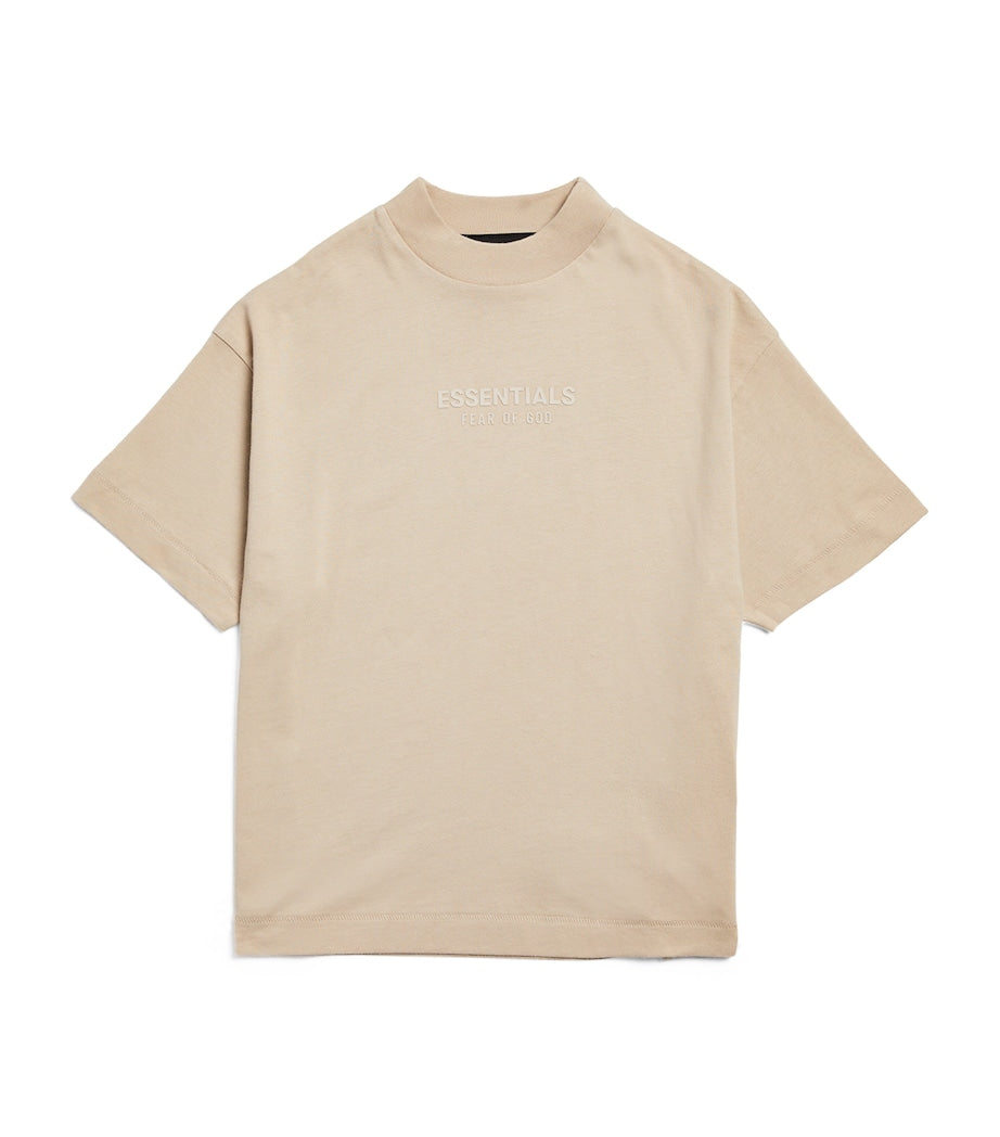 FEAR OF GOD ESSENTIALS KIDS Cotton Logo T-Shirt (2-16 Years)