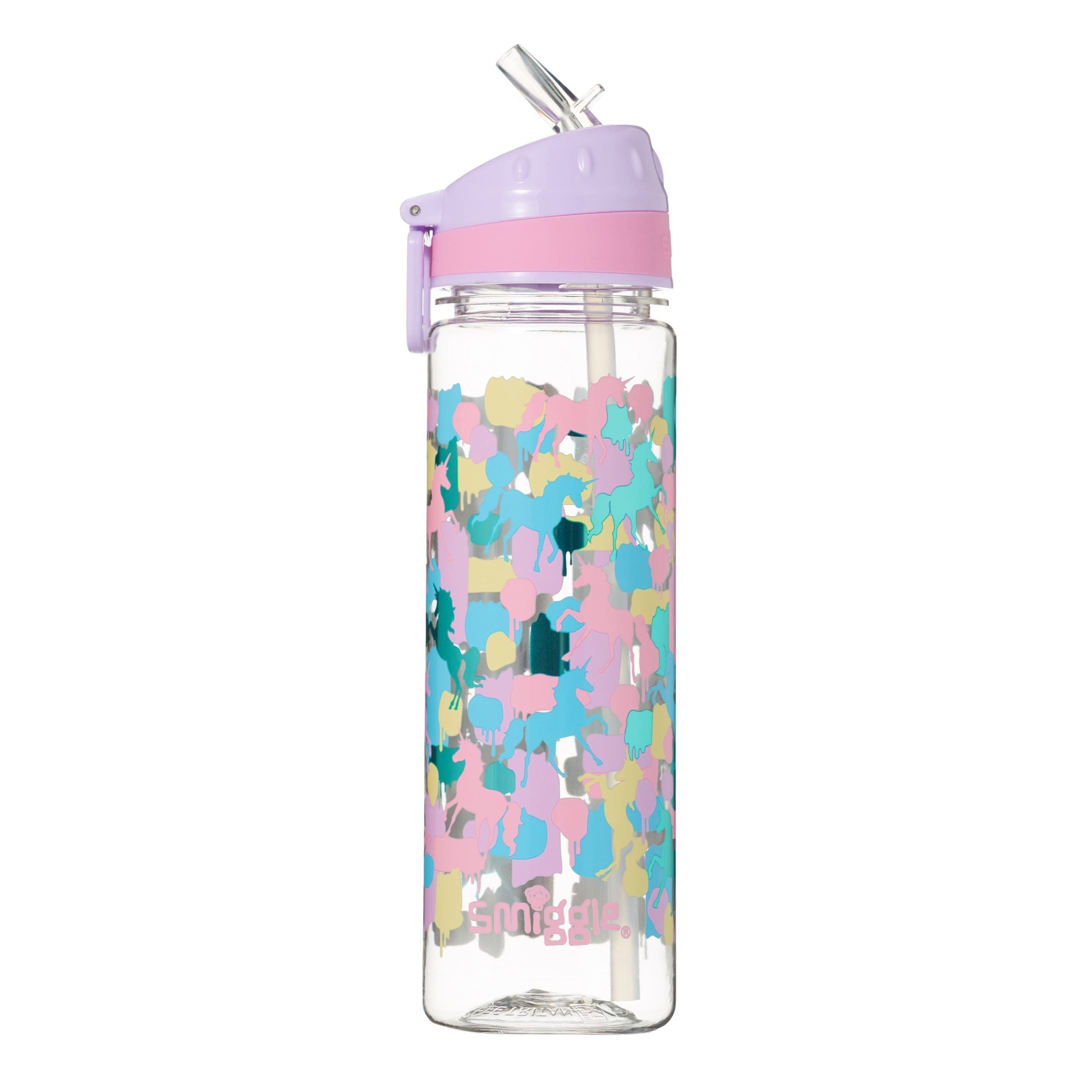 Smiggle - Illusion Pipetli 650 ml BPA İçermeyen Su Şişesi